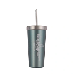 500 ML 700 ML vacuum thermal mug , with 304 s/s inner 201 s/s outer paint coating, stainless steel straw